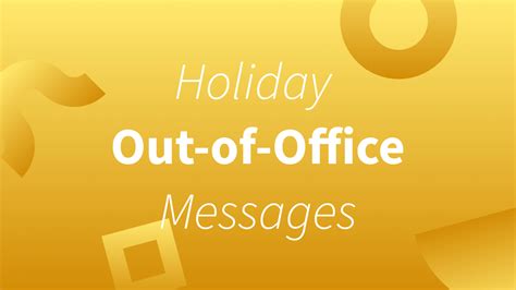 離開辦公室|休假之前，先寫好Out of office message